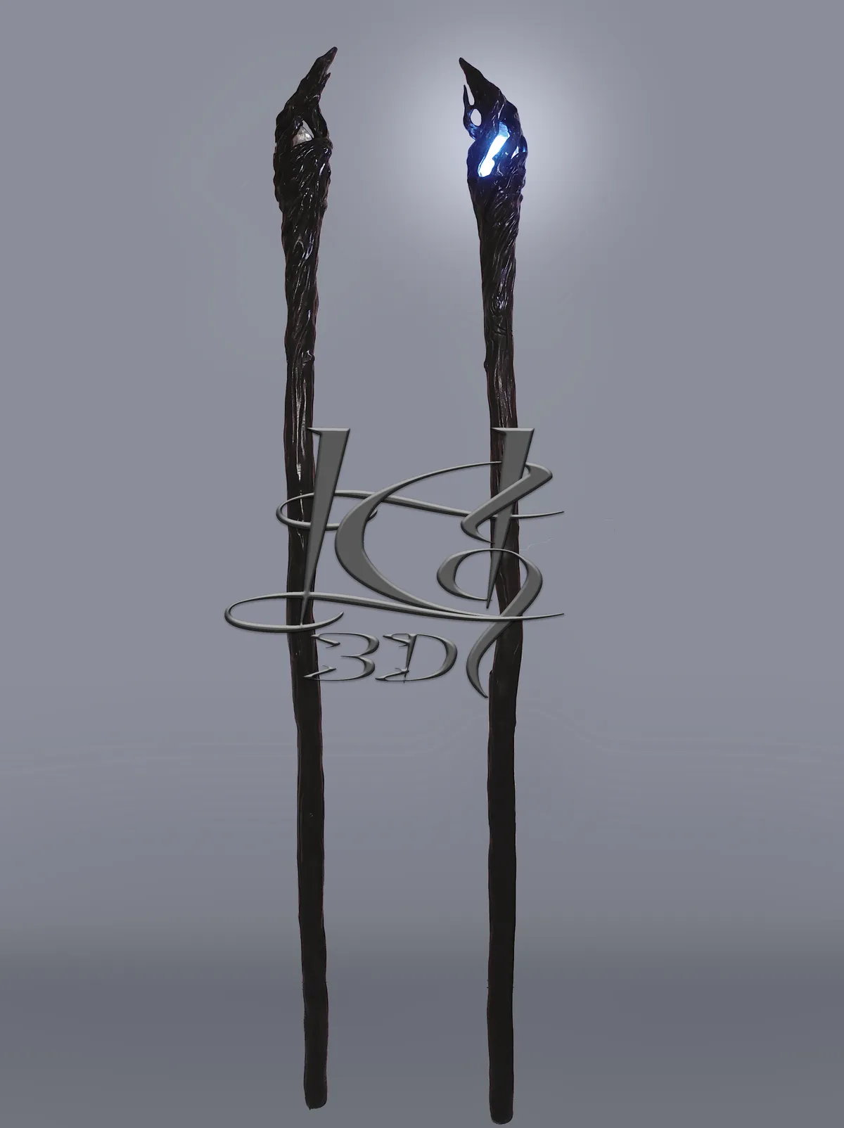 Bastón tallado — modelo III